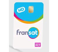 Carte Officielle Fransat PC7.0 valable 4 Ans