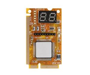 Carte Ordinateur Portable 2-Chiffre PC Mini PCI PCI-E Ordinateur Portable Analyzer Carte Mère Débogage Vérificateur Carte Diagnostic