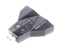 Carte ordinateur SAVAK-08 AK-08 : stéréo acoustique 7.1, USB 2.0 noir 30 m SAVIO