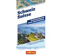 Carte panoramique de la Suisse | Hallwag - Panoramic maps