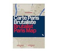 Carte paris brutalist /brutalist paris map