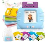 Carte Parlante en Espagnol,Cartes d'apprentissage Parlantes en Espagnol pour Tout-Petits,Cartes éducatives,Jeux Educatif Pédagogique avec Sons pour Jouet Enfants,Jouets éducatifs Audibles