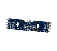 Carte PCB améliorée pour trains miniatures à l'échelle 1:87 HO, circuit de base DCC à 8 broches pour locomotives électriques (7,2 x 1,8 cm)