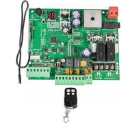 Carte PCB CC 24 V pour Ouvre-Portail Battant Automatique à Double Bras, Panneau De Commande, Système De Centre De Contrôle Intelligent, Accessoires De Remplacement pour Porta, Green, with 1 RC
