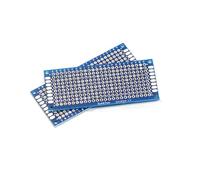 Carte PCB Prototype PCB Double Face Étainné Huile Bleue pour Projets de Soudure Arduino DIY-16pcs||3x7cm/1.2x2.8in