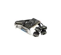 DEXLAN Carte PCI 4 p.serie DB9+1 p.parallèle Std+Low Profile