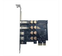 Carte PCI 4x USB 3.0 + Type-C 5 Gbit/s pour ordinateur de bureau