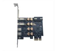 Carte PCI 4x USB 3.0 + Type-C 5 Gbit/s pour ordinateur de bureau 4 broches