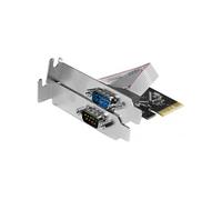 Carte PCI-Express 1X - 2 ports série RS232 Low Profile