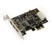 Carte PCI Express - LOW PROFILE - Firewire 800 et 400 - 2+1 Sorties - Chipset TI XIO2213BZAY