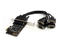 Carte pci express avec 4 ports db-9 rs232 - adaptateur pcie série - ua