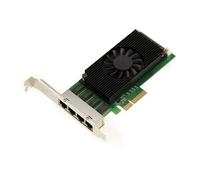 Carte PCIe 2.5 x4 LAN Gigabit ethernet 4 ports RJ45. Quad Chipset Intel I225 - NIC 10 100 1000 2500 1G 2.5G - High Low Profile