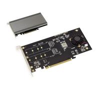 Carte PCIe 3.1 16x pour 2 SSD M.2 NVMe M Key (M2 NGFF). RAID MATERIEL HARWARE 0 1 CHIPSET MARVELL 88NR2241