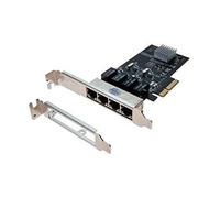 Carte pcie 4X Switch 4 ports Gigabit + low profile