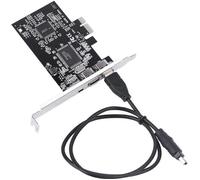 Carte PCIe Firewire pour Windows 10, contrôleur d'adaptateur PCI Express IEEE 1394 4 ports (3 x 6 broches et 1 x 4 broches),