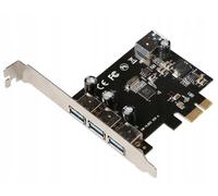 MicroConnect Carte adaptateur USB PCIe MC-USB3.0-F2B2-V2 - USB 3.2 Gen 1 (2x externes + 2x internes)