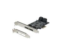 Carte pcie sata iii 6gbps 4 ports internes + 2 esata ext dexlan