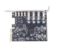 Carte PCIE USB3.2 Gen avec 8 ports USB3. Extension PCIe Gen 10 Gbit/s pour une connexion rapide et fiable USB de bureau