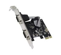 Carte PCIe vers double RS232 9 broches 2 ports 9 broches bande passante élevée pour appareils industriels et imprimantes PCIe pour appareils industriels