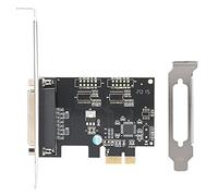 Carte PCIe vers Port parallèle, Adaptateur d’imprimante LPT avec Interface DB25, Conforme à la Norme IEEE 1284 pour imprimantes, scanners et programmateurs, Compatible avec