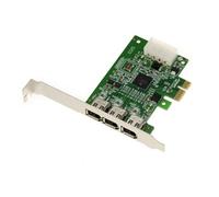 KALEA-INFORMATIQUE Carte PCIe x1 avec 3 Ports Firewire 400 Ieee1394a 6 Points. Chipset TI XIO2213B