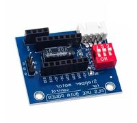 Carte pilote de moteur compatible A4988 DRV8825 avec plusieurs interfaces normalisées en mode Microstep pour module de commande de pilote de moteur pas à pas d'imprimante