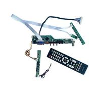 Carte Pilote LCD Compatible avec écran HM215WU1 HR215WU1 HT215F01 MV215FHM LVDS 30 Broches 21,5" VGA + HDMI + AV + USB, Signal TV analogique 1920 x 1080(MV215FHM-N30)