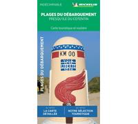 Michelin Carte Plages du débarquement - Presqu'île du Cotentin