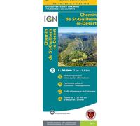 Carte plastifiée - Chemin de Saint-Guilhem-le-Désert | IGN