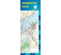 Carte plastifiée de l'État de Washington | GM Johnson