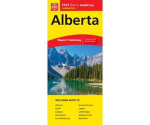 Carte plastifiée Fast Track - Alberta | Canadian Cartographics Corporation