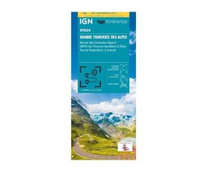 Carte plastifiée IGN - GR5 - Grande Traversée des Alpes