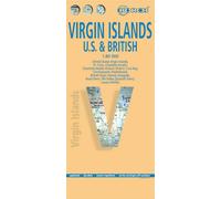 Carte plastifiée - Iles Vierges, Britannique et US | Borch Maps