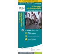 Carte plastifiée - St Jacques de Compostelle : De Moissac à Roncevaux (GR65 -2) | IGN