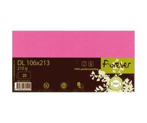 Carte pliée 106x213 FOREVER 210g pqt 25 - Fuchsia