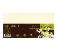 Carte pliée 106x213 FOREVER 210g pqt 25 - Ivoire