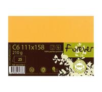 Carte pliée 111x158 FOREVER 210g pqt 25 - Abricot