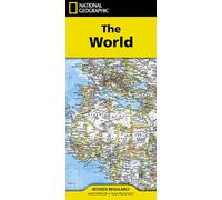 Carte pliée - Le monde (en anglais) | National Geographic