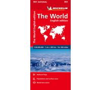 Carte pliée n° 701 - Le Monde (en anglais) | Michelin