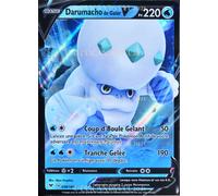 Carte Pokémon 036/185 Darumacho De Galar-V ? 220 Pv Eb04 - Épée Et Bouclier Voltage Éclatant Neuf Fr