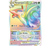 Carte Pokémon 196/195 arc-en-ciel rare (SWSH Silver Tempest) + 1 téléchargement par le haut TitanCards®