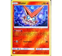 Carte Pokémon 30/236 Victini - Reverse Sl12 - Soleil Et Lune - Eclipse Cosmique Neuf Fr