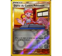 Carte Pokémon 64/68 Dame Du Centre Pokémon - Reverse Sl11.5 - Soleil Et Lune - Destinées Occultes Neuf Fr