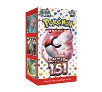 Carte Pokemon Coréenne Écarlate & Violet "Pokemon Card 151" Booster Box/sv2a
