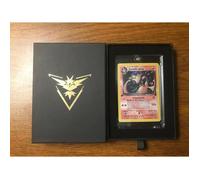 Carte Pokémon Fanmade Dracaufeu Obscur Edition 1 Holographique 4/82 Team rocket Near Mint Boite cadeau