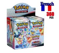 Carte Pokemon française, 360 pièces, évolutions prismatiques, étincelles, pour violoncelle, Booster Pokémon 151, carte de Transaction de combat, cadeaux Astral Radiance