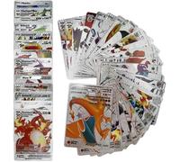 Carte Pokemon Française, 55 Cartes Vmax+V+Gx+Ex Carte, Cartes À Jouer Et À Collectionner, Cadeaux De Noël Et Cadeaux D'anniversaire