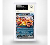 Carte Pokémon Gradée Dracaufeu EX 054/091 - Destinées de Paldea - Note 10 Gem Mint - Version Française - sous Boîtier Pure Grading