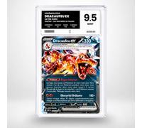 Carte Pokémon Gradée Dracaufeu EX 054/091 - Destinées de Paldea - Note 9.5 Mint - Version Française - sous Boîtier Pure Grading
