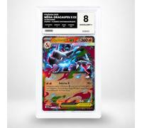 Carte Pokémon Gradée Méga-Dracaufeu X EX 013/094 - Flammes Fantasmagoriques - Note 8 Excellent+ - Version Française - sous Boîtier Pure Grading